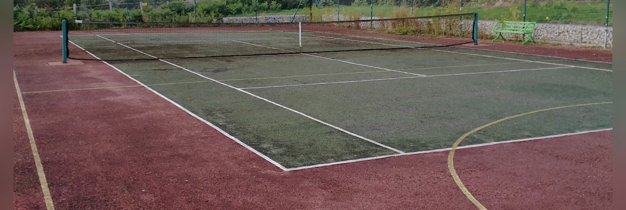 Tennis Court refurbished