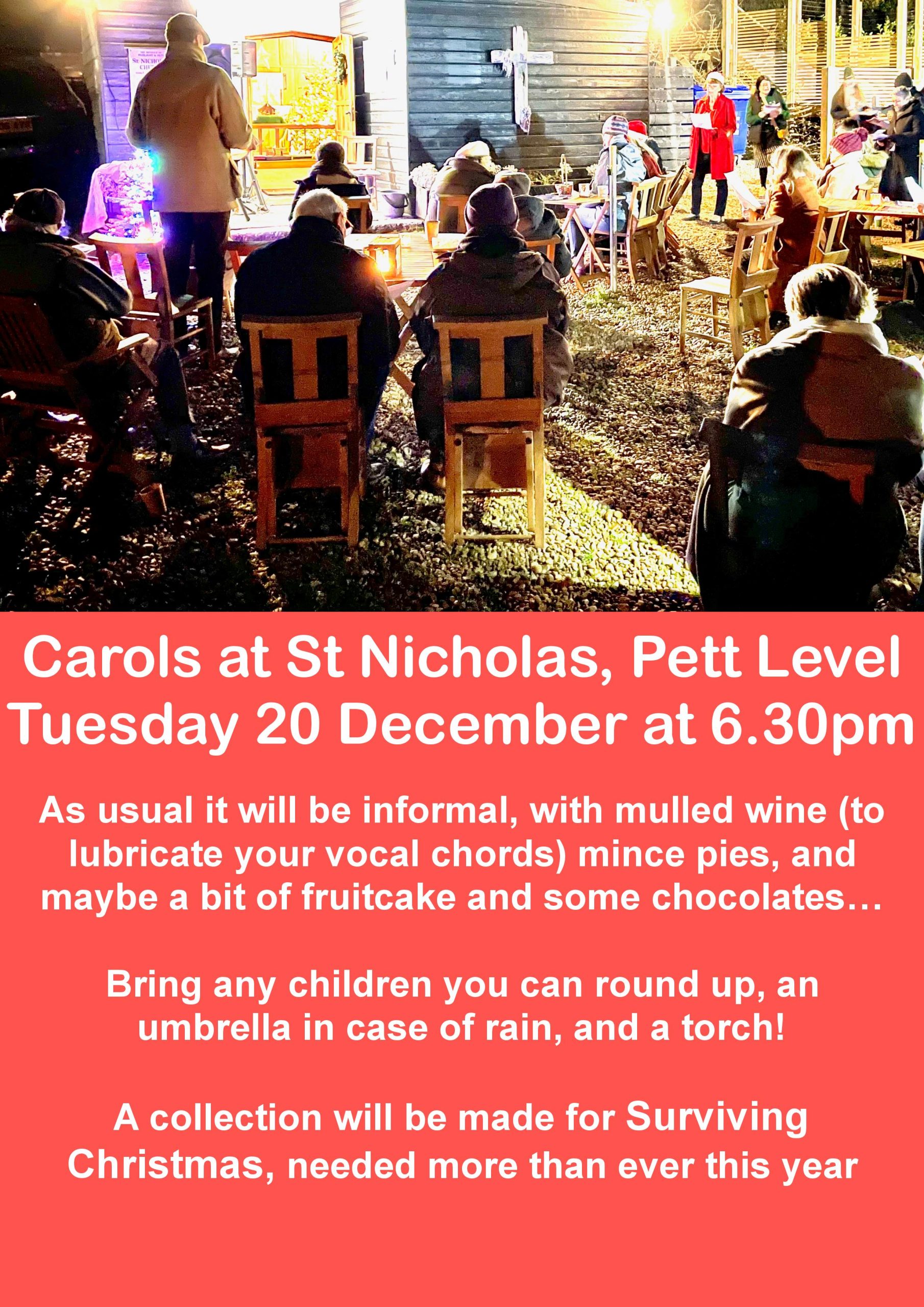 Carol Service St Nicholas Tuesday 20 December 6.30pm